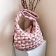 thumbnail image 5 of Bolso Media Cruzado Mano Acolchado Hobo Suave Nailon Con Lazo para Mujer, 5 of 9