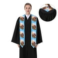 thumbnail image 4 of Haiem Trip to London Pattern Graduation Stole 2024 | Premium Satin Sash for Graduation Ceremony, 4 of 7