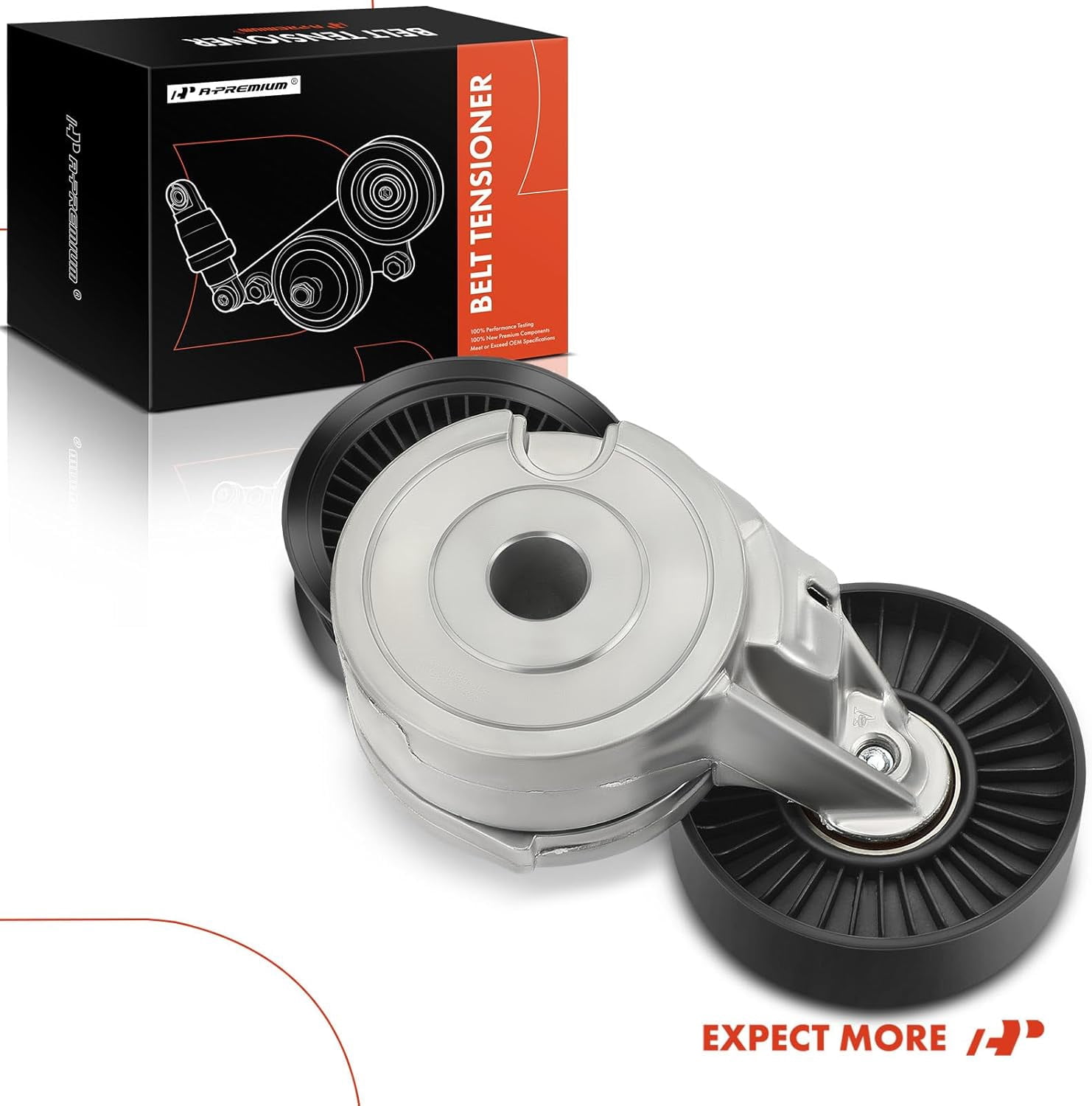 A-Premium Belt Tensioner Assembly Compatible with Dodge Ram 1500 Dakota Durango Nitro Chrysler Aspen Jeep Liberty Commander Grand Cherokee Fits select: 2007-2012 JEEP LIBERTY SPORT