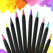 Nomeca Food Coloring Edible Marker Pens 10 Colors with Fine & Thick Tip