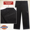 thumbnail image 5 of Dickies Womens Work Pants - High Waisted Relaxed Fit Contrast Stitch Casual Double Knee Womens Pants, 5 of 7