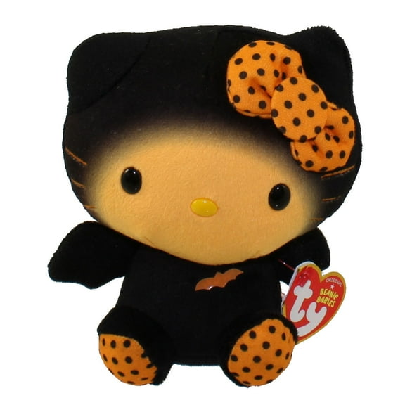 TY Beanie Baby - HELLO KITTY (wearing Bat Costume - 6 inch)