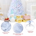 thumbnail image 3 of Patiojoy 6FT White Realistic Xmas Tree, Lush Christmas Tree W/ 792 PVC & PET Branch Tips, 3 of 10