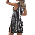 thumbnail image 2 of Liacowi Women Plus Size  Hollow Out Beach Dress Sexy O Neck Sleeveless Crochet Swimsuit Cover Up Dress, 2 of 6