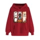 thumbnail image 2 of Ailaofu Womens Halloween Sweatshirt Cute Graphic Crewneck Pullover Printed Long Sleeve Fall Outfits Sweatshirts, 2 of 4