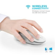 iHome Wireless Optical Mouse: Universal Mouse with USB-C & USB-A Adapter