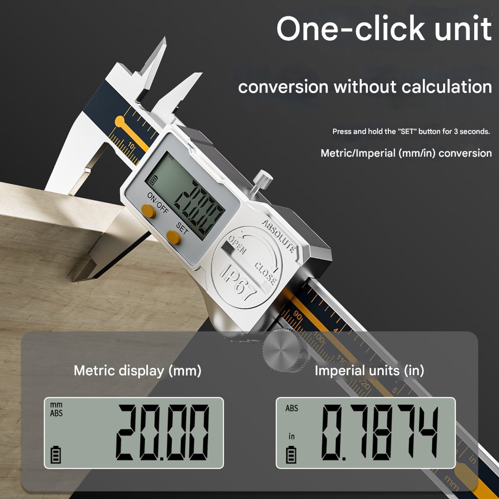 Vernier Caliper Digital Display Caliper Student Vernier Rulers 150mm Measuring