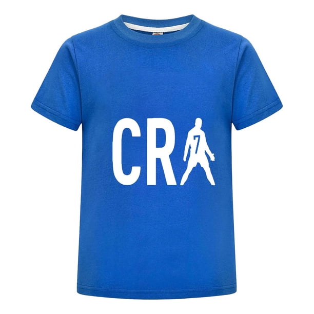 Camiseta Infantil CR7 para Niño Niña | Ropa de Verano con Diseño y Estilo Futbolero