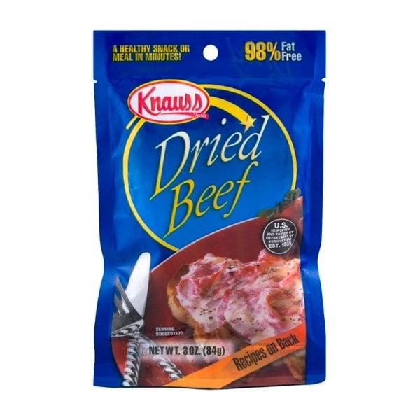 Knauss Dried Beef (4) 3 oz. packages Refrigerated