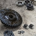 thumbnail image 4 of Chain Roller Tensioner Alloy Black for Motorcycle Off-road Riding 2Pcs, 4 of 8