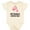 Natural, variant on Inktastic My Babcia Loves Me Flamingo Girls Baby Bodysuit