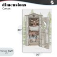 thumbnail image 4 of Stupell Industries Rustic Lodge Daily Moo Outhouse Reading Canvas Art, 20 x 30, by Cindy Jacobs, 4 of 8
