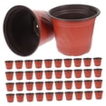 thumbnail image 5 of FRCOLOR 50pcs Convenient Plastic Nursery Pot Thickened Plant Nursery Pot Flower Breeding Container, 5 of 8