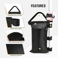 thumbnail image 2 of COOS BAY Heavy Duty Weight Bags for Outdoor Pop Up Canopy, Sand Bag Anchor Kit for Instant Shelter, 4-Pack, Black (Sand Not Included), 2 of 7