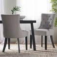 thumbnail image 5 of Tufted Diamond Stitch Light Grey Chairs for Dining / Bring Style to the Table, 5 of 7
