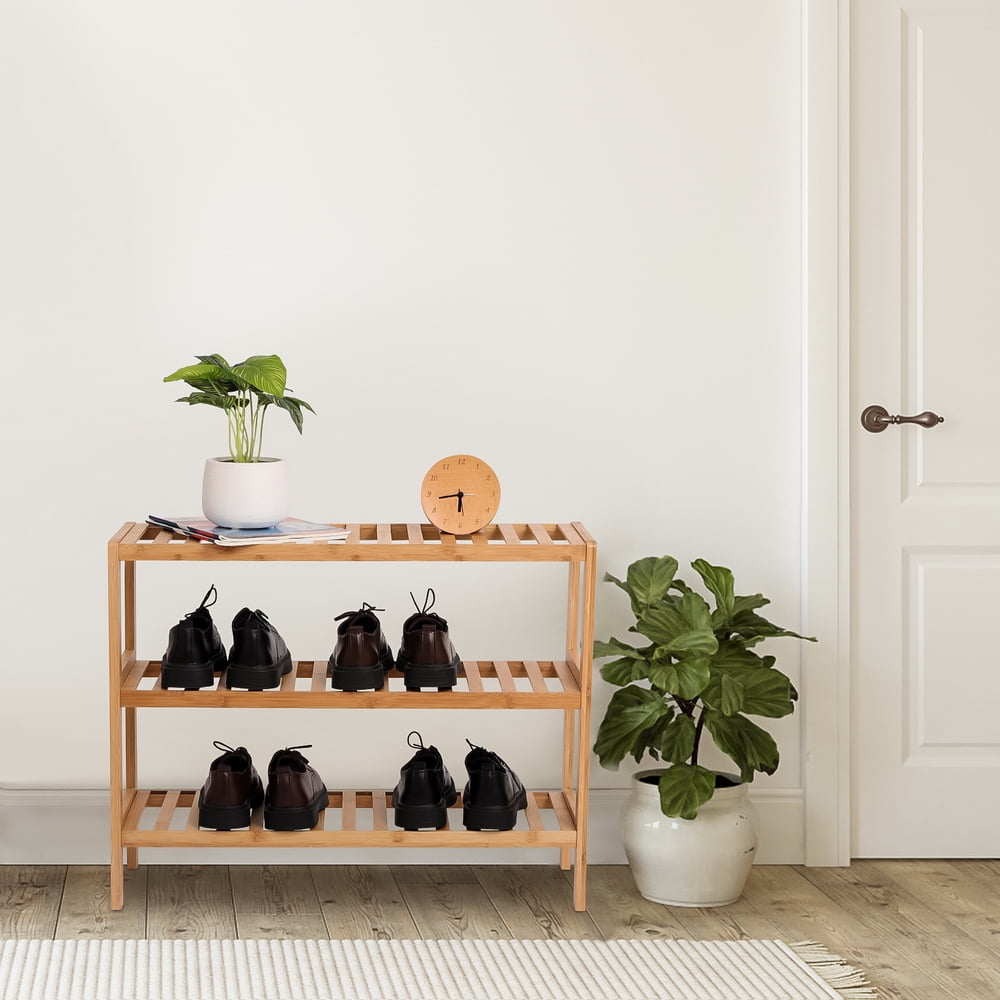 Kepooman 3 Tier Bamboo Shoe Rack Bench, Premium Shoe Organizer or Entryway Bench, Perfect for Shoe Cubby, Entry Bench, Bathroom Bench, Entryway Organizer, Hallway or Living Room Kepooman 3 Tier Bamboo Shoe Rack Bench, Premium Shoe Organizer or Entryway Bench, Perfect for Shoe Cubby, Entry Bench, Bathroom Bench, Entryway Organizer, Hallway or Living Room