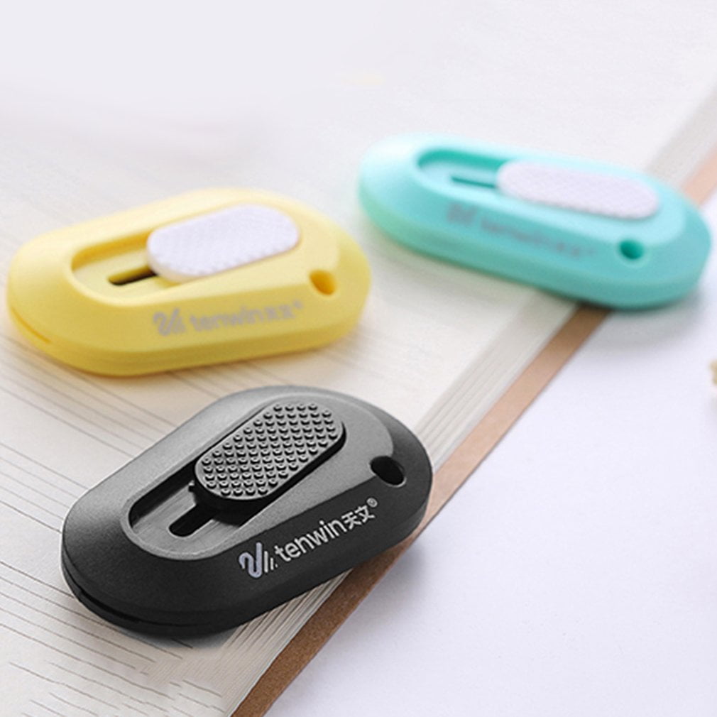 Compact Size Cute Kawaii Plastic Box Cutter School Office Art Knife