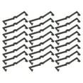 thumbnail image 2 of Pegboard Accessories Peg Locks Black Plastic 100Pcs 2X0.5X0.1In, 2 of 8