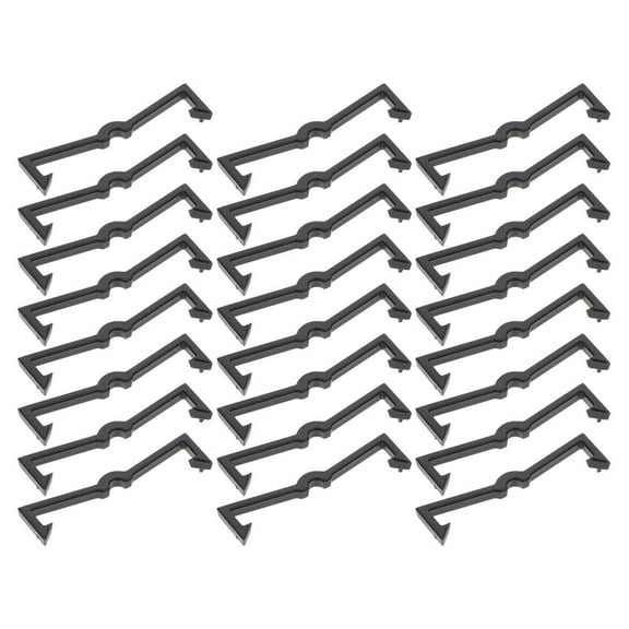 MUSEYA 100Pcs Plastic Pegboard Hook Locks for Secure Pegboard Hook Installation Black