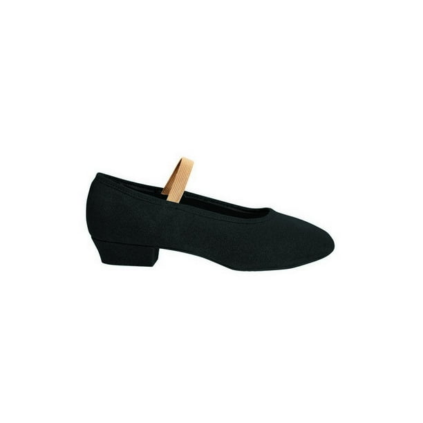 Sansha Sansha Black PolkaRondo Character Dance Shoes Sansha Sansha Black PolkaRondo Character Dance Shoes