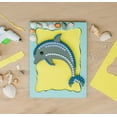 thumbnail image 4 of Unfinished Wooden Dolphin Cutout, 12", Pack of 100 Wooden Shapes for Crafts, Use for Summer, Beach & Nautical Decor and Crafting, by Woodpeckers, 4 of 8