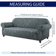 thumbnail image 6 of Subrtex Sofa Slipcover 1-Piece Jacquard Damask Couch Cover,XL Sofa,Grayish Green, 6 of 8