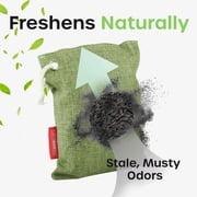 4 Pack Activated Bamboo Charcoal Bags Closet Odor Eliminator Absorber Air Purifier Freshener Moisture Absorber 200g per bag