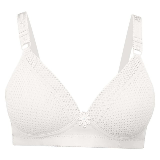 Besolor Comfort Wireless Bralette for Women Light Padded Bra No Underwire Stretch Everyday Bra with Support Beige