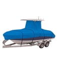 thumbnail image 1 of Cubierta de barco Irfora Heavy Duty 210D Cubierta impermeable para barcos Protección exterior para yates Tela Oxford Anti-rotura Cubierta duradera y a prueba de roturas Se adapta a barcos 16-18FT 17-1 Irfora Cubierta de barco, 1 of 7