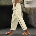 thumbnail image 1 of WILLBEST Pantalones Casuales de Mujer Para Uso Diario: Pantalones Largos Versátiles Diseñados Para Brindar Comodidad, Moda y Fácil Cuidado, Ideales Para Combinar Con Camisetas En Verano., 1 of 4