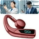 thumbnail image 5 of Auriculares intraaurales resistentes al sudor, 30 horas de música, con gancho para la oreja, auriculares de una sola oreja para Rojo, 5 of 7