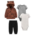 thumbnail image 1 of Set de ropa Simple Joys by Carter's Baby Boys, 4 piezas, 18 m, 1 of 5