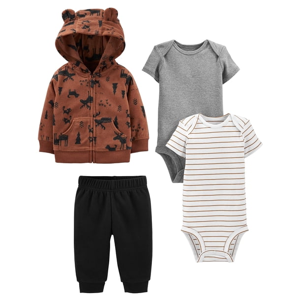 Set de ropa Simple Joys by Carter's Baby Boys, 4 piezas, 3-6 m