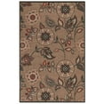thumbnail image 1 of Trans-Ocean Imports RVI45763022 39 x 59 in. Liora Manne Riviera Floral Vine Indoor & Outdoor Wilton Woven Rectangle Rug - Tan, 1 of 1