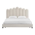 thumbnail image 1 of Inspire Me! Home Decor Celine Upholstered Platform Bed, 1 of 10