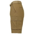 Men's Cotton Flex Stretch Cargo Shorts With Belt (Sizes, 3042