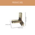 thumbnail image 2 of unbranded 20Ud Protectores De Esquinas Para Caja De Madera Retro Dorado Protección Y Estilo, 2 of 8