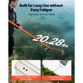 thumbnail image 3 of KFFKFF 18 ft Lake & Pond Weed Removal Tool, Aquatic Sludge Tiller with 6 Preassembled Steel Blades and 5 Aluminum Handles, Simplified Assembly for Clearing Roots and Muck, 3 of 9