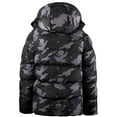thumbnail image 2 of MADHERO Men's Puffer Jacket Water-Resistant Insulated Down Alternative Outerwear Coats Black Camo Size L, 2 of 6
