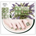 thumbnail image 1 of Lisbinx Toe Nail Stickers Toe Nail Stickers Bronzing Imitation Diamond Nail Stickers Deals, 1 of 2