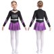 thumbnail image 3 of Vestido de Ballet con diamantes de imitación brillantes para niñas, pantalones cortos incorporados, disfraz de patinaje artístico, escamas de pez metálicas, vestidos de baile de Ballet, 3 of 5
