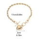 thumbnail image 4 of Pulsera con charm de corazón de acero inoxidable para mujer, joya elegante y duradera, 4 of 8