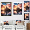 thumbnail image 4 of Designart "Islam Art Mosque form IV" Religion & Spirituality Floater Framed Wall Decor, 4 of 7
