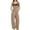 Khaki, variant on WENWU Corduroy Overalls for Women Barrel Wide Leg Bib Pants Adjustable Strap Workwear Jumpsuits with Pockets Jumpsuit Spandex Jumpsuit Outfit Wedding Guest