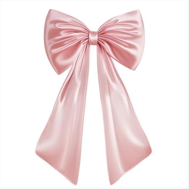 Lazo Rosa Grande para Decorar Habitaciones, 40 X 24 Pulgadas, Lazo de SatéN para DecoracióN de CumpleañOs, DecoracióN Gigante para Colgar en la Pared en Rosa Pastel.