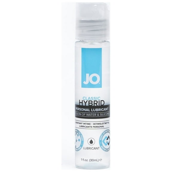 JO Classic Water-Silicone Hybrid Based Lubricant, 1 oz Liquid