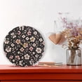 thumbnail image 6 of Cute Pink Flowers on Black 10 inch Wall Clocks Non Ticking Easy to Read Battery Decorative for Home Bathroom Kitchen Bedroom Living Room, 6 of 7