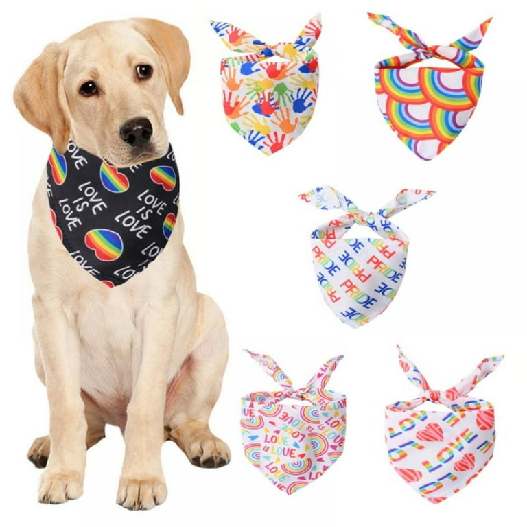 Cheap Halloween Dog Bandanas Premium Durable Fabric Holiday Bandana  Reversible Pet Scarf For Medium Large