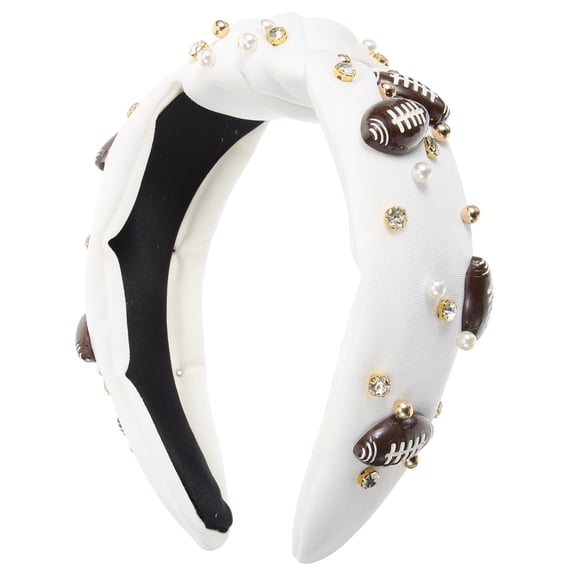 PTOOTP Knotted Headband White Cloth 1Set