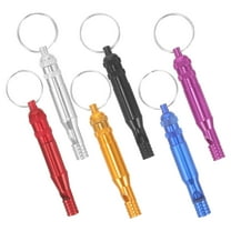 FESTFENDS 6Pcs Whistle Emergency Survival for Hiking and Camping Outdoor Safety Gear